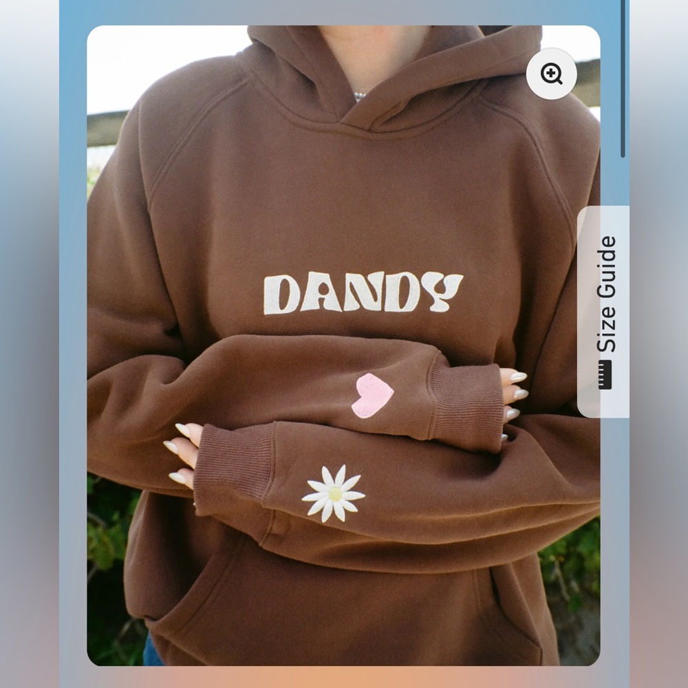 Brown “Make a Wish” Dandy hoodie